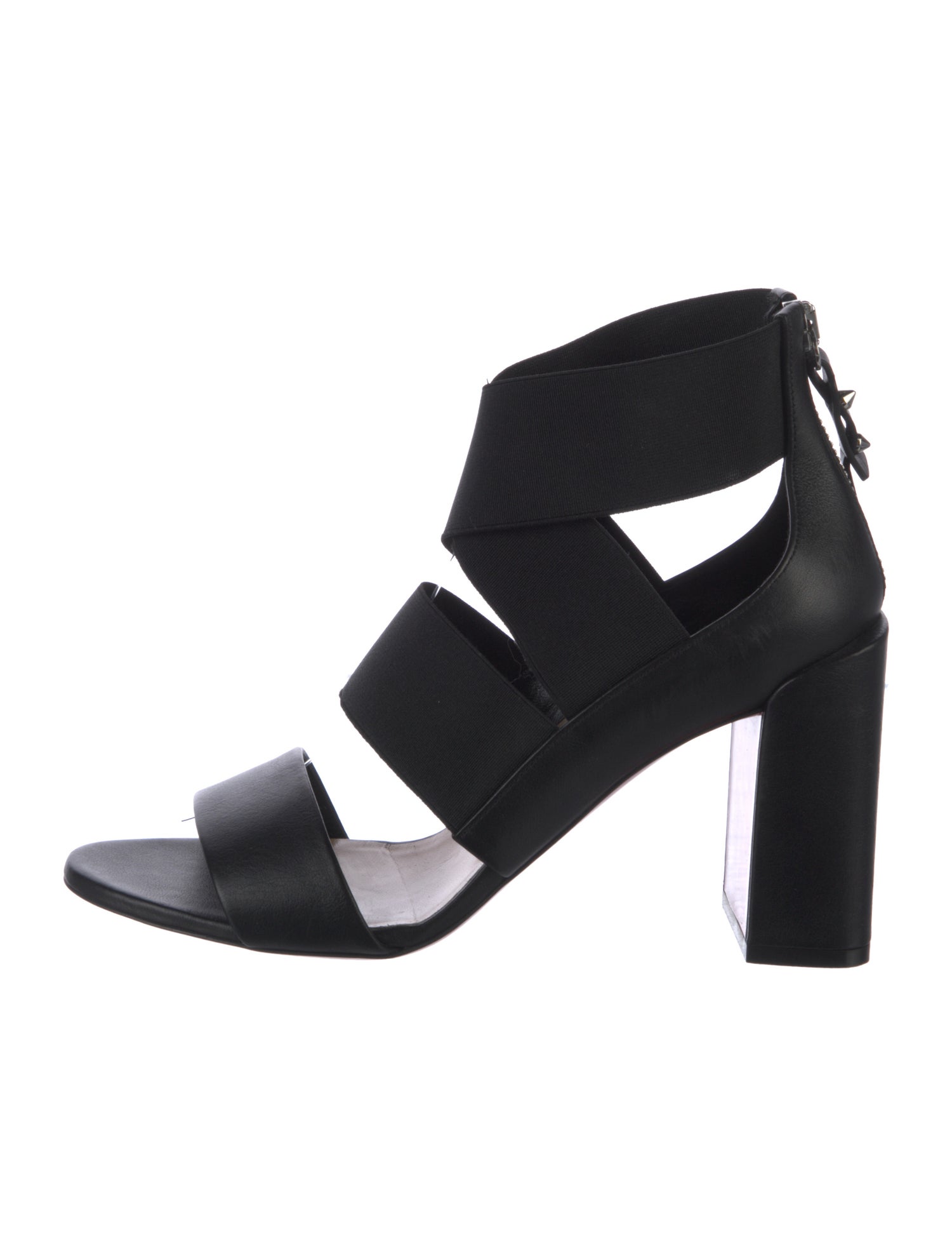 Christian Louboutin Leather Studded Accents Sandals w/ Tags