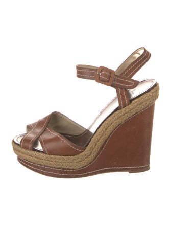 Christian Louboutin Leather Colorblock Pattern Slingback Pumps