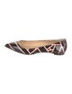 Christian Louboutin Patent Leather Printed Ballet Flats
