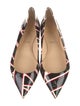 Christian Louboutin Patent Leather Printed Ballet Flats