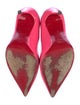 Christian Louboutin Patent Leather Scalloped Accent D'Orsay Pumps