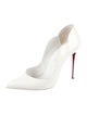 Christian Louboutin Patent Leather Scalloped Accent Pumps