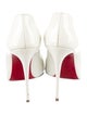 Christian Louboutin Patent Leather Scalloped Accent Pumps