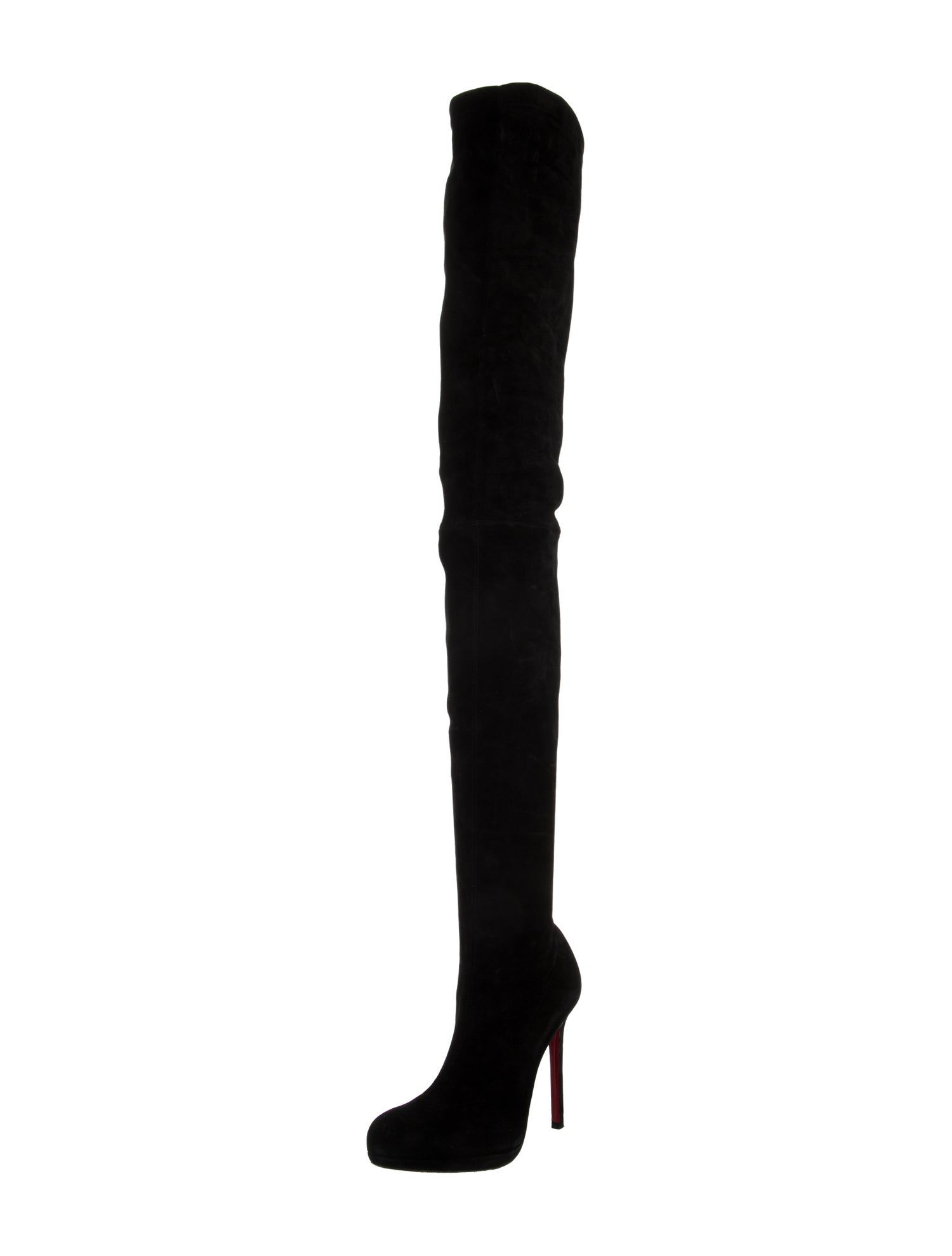 Christian Louboutin Suede Sock Boots