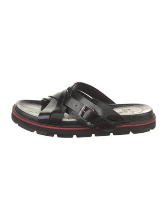 Christian Louboutin Leather Slides