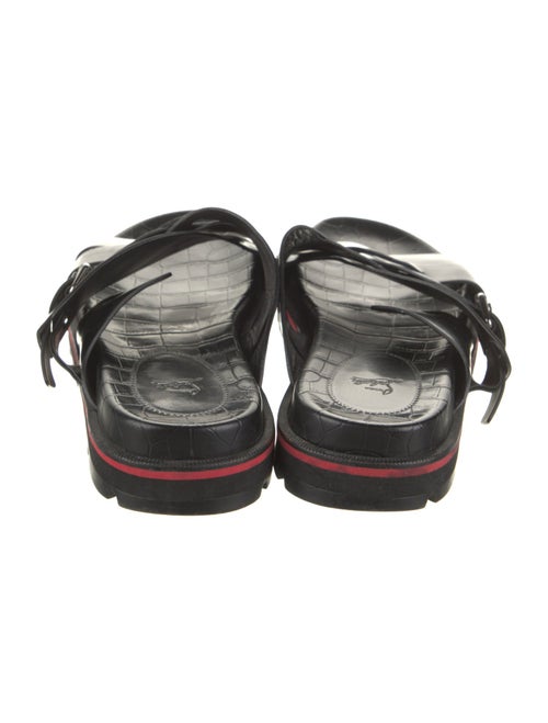 Christian Louboutin Leather Slides