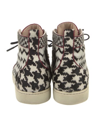 Christian Louboutin Ponyhair Printed Sneakers