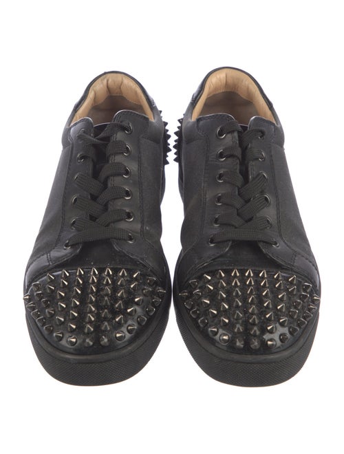 Christian Louboutin Leather Printed Sneakers