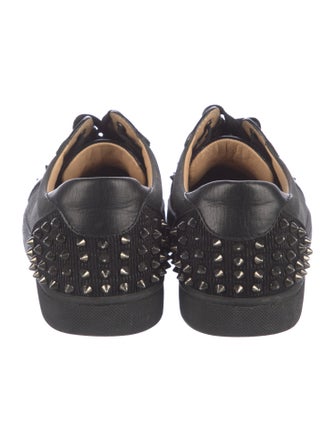 Christian Louboutin Leather Printed Sneakers