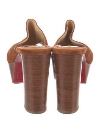 Christian Louboutin Suede Mules