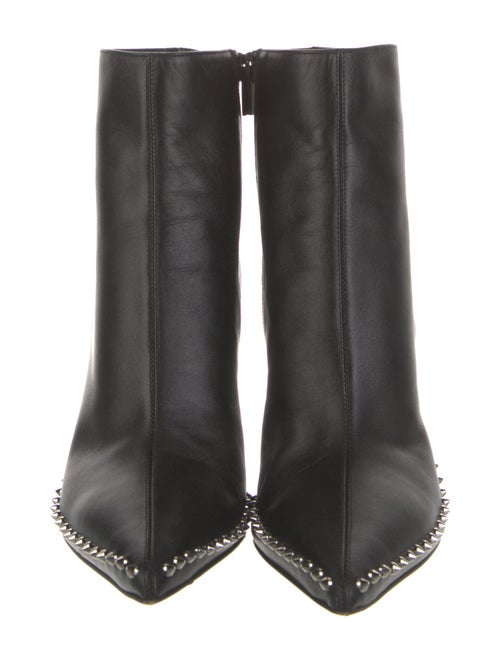 Christian Louboutin Spike Accents Leather Boots
