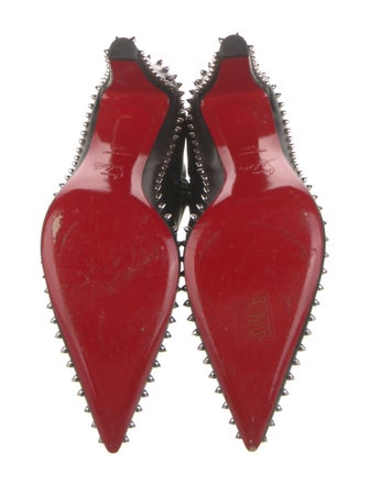 Christian Louboutin Spike Accents Leather Boots