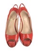 Christian Louboutin Patent Leather Slingback Pumps