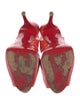 Christian Louboutin Patent Leather Slingback Pumps