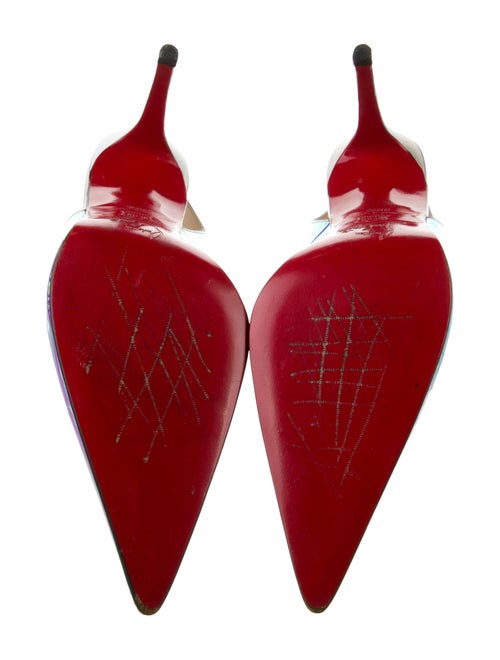 Christian Louboutin Patent Leather Slingback Pumps