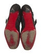 Christian Louboutin Suede Leather Trim Embellishment Sock Boots