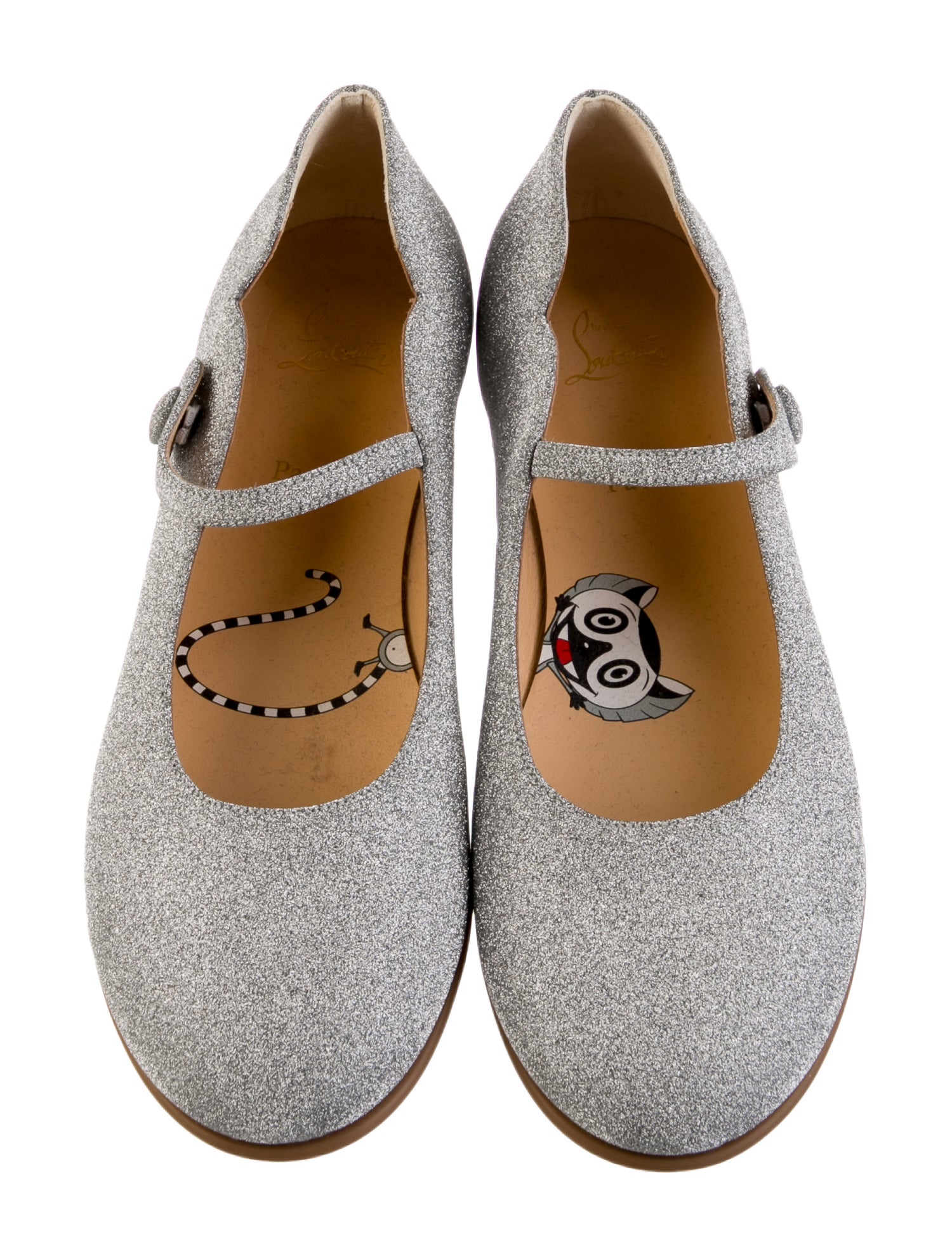 Christian Louboutin Girls' Metallic Flats