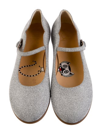 Christian Louboutin Girls' Metallic Flats