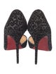 Christian Louboutin Velvet Animal Print D'Orsay Pumps