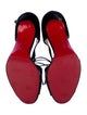 Christian Louboutin Suede T-Strap Pumps