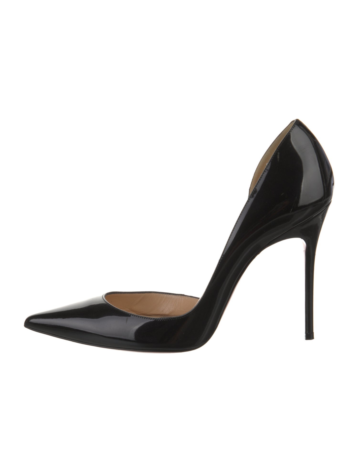 Christian Louboutin Patent Leather D'Orsay Pumps