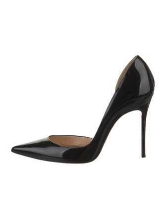 Christian Louboutin Patent Leather D'Orsay Pumps