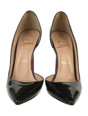 Christian Louboutin Patent Leather D'Orsay Pumps