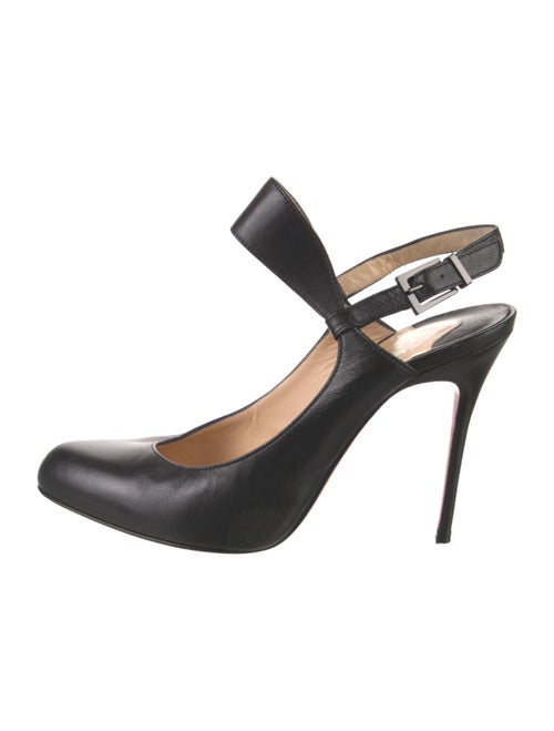 Christian Louboutin Leather Slingback Pumps