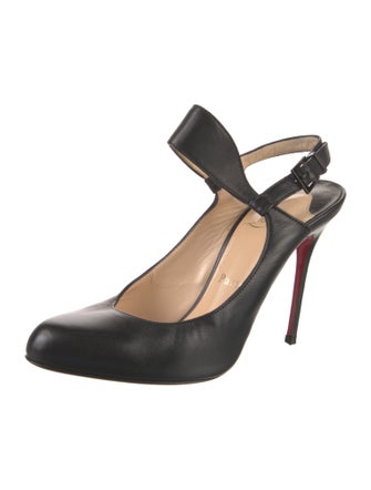 Christian Louboutin Leather Slingback Pumps