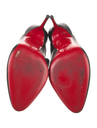 Christian Louboutin Leather Slingback Pumps