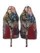 Christian Louboutin Flora Print Satin Pumps
