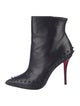 Christian Louboutin Spike Accents Leather Boots