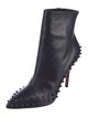 Christian Louboutin Spike Accents Leather Boots