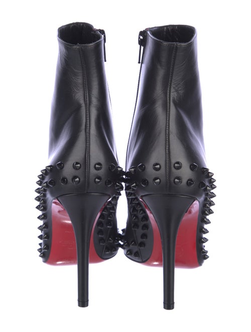 Christian Louboutin Spike Accents Leather Boots