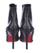 Christian Louboutin Spike Accents Leather Boots