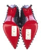 Christian Louboutin Spike Accents Leather Boots
