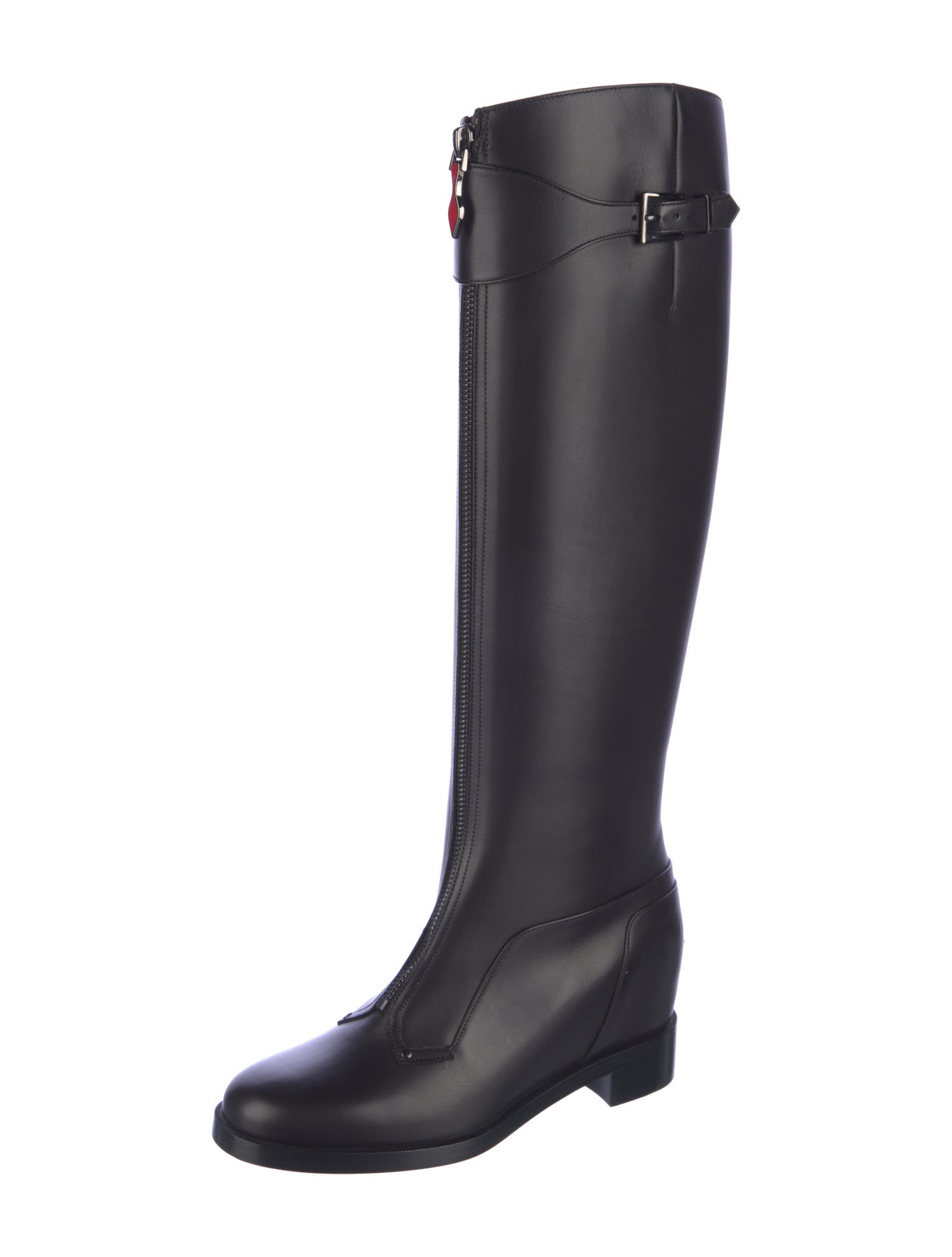Christian Louboutin Leather Riding Boots
