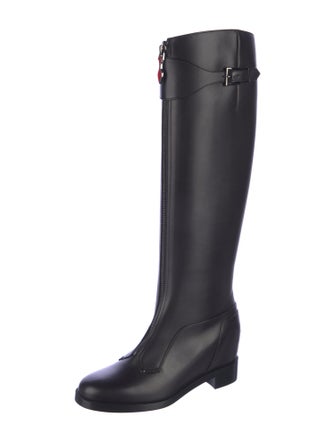 Christian Louboutin Leather Riding Boots