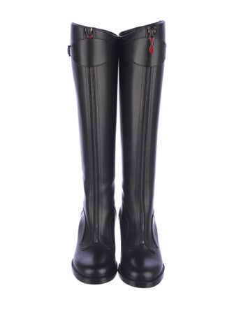 Christian Louboutin Leather Riding Boots