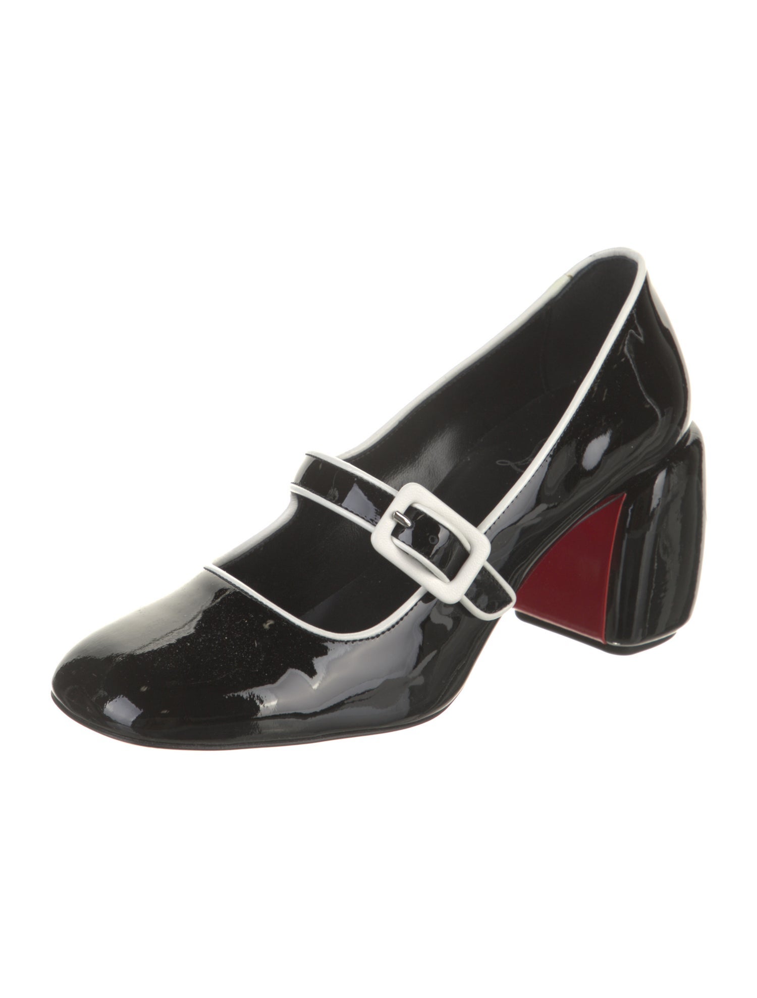 Christian Louboutin Minny Babe 70 Patent Leather Pumps