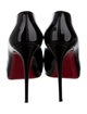 Christian Louboutin Patent Leather Scalloped Accent Pumps