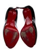 Christian Louboutin Patent Leather Scalloped Accent Pumps
