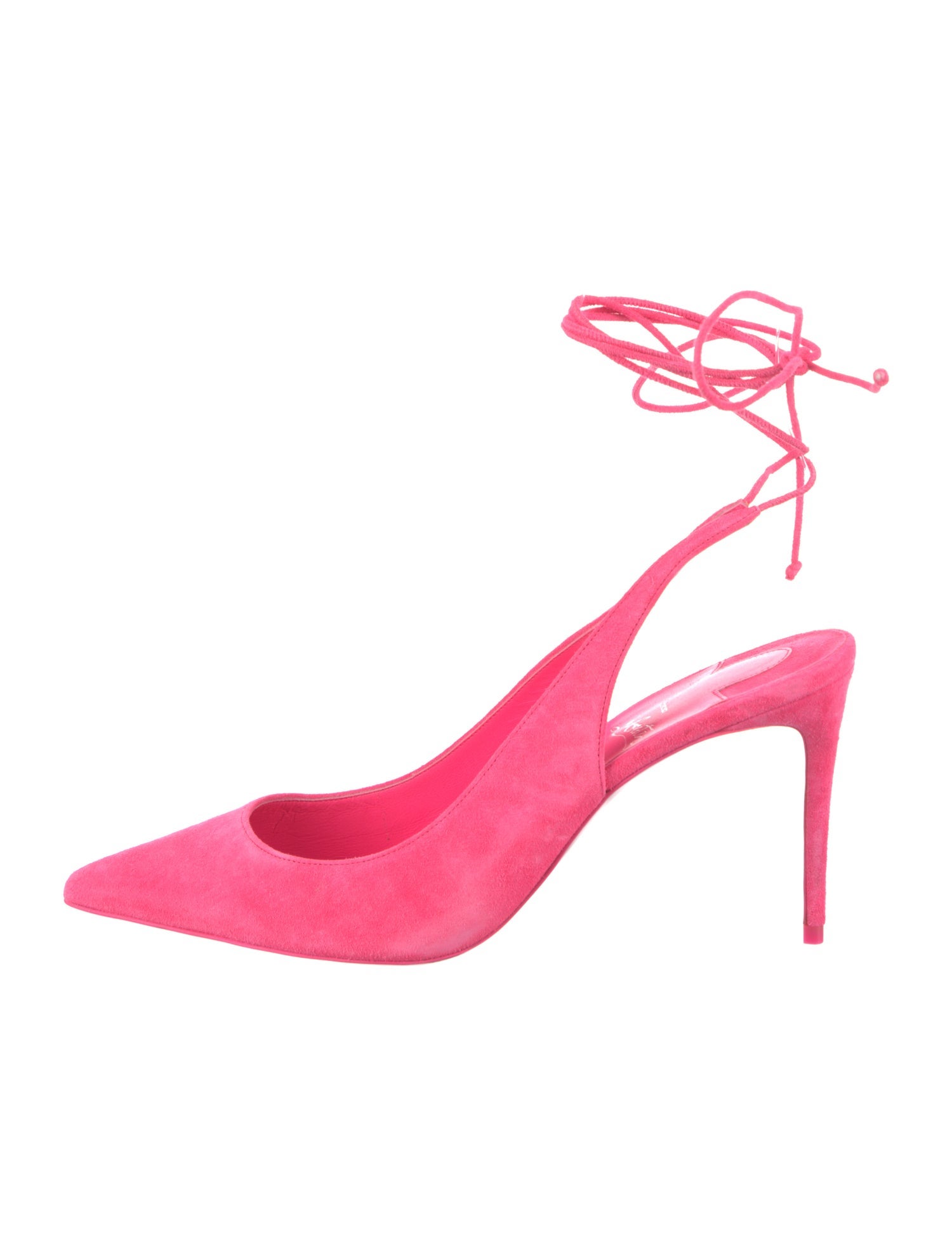 Christian Louboutin Suede Slingback Pumps