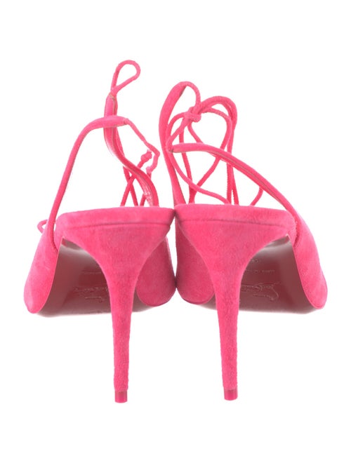 Christian Louboutin Suede Slingback Pumps