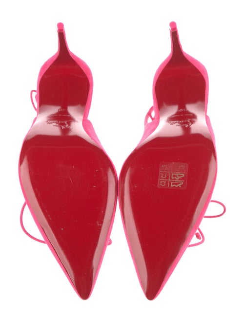 Christian Louboutin Suede Slingback Pumps