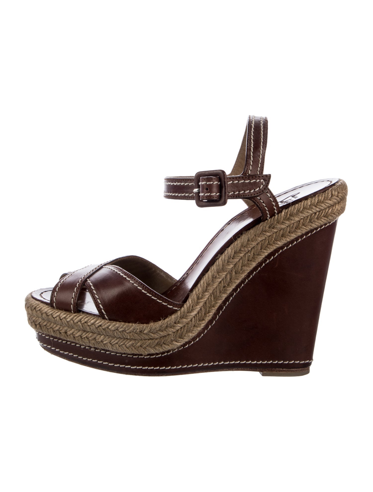 Christian Louboutin Leather Espadrilles