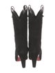 Christian Louboutin Spike Accents Suede Western Boots