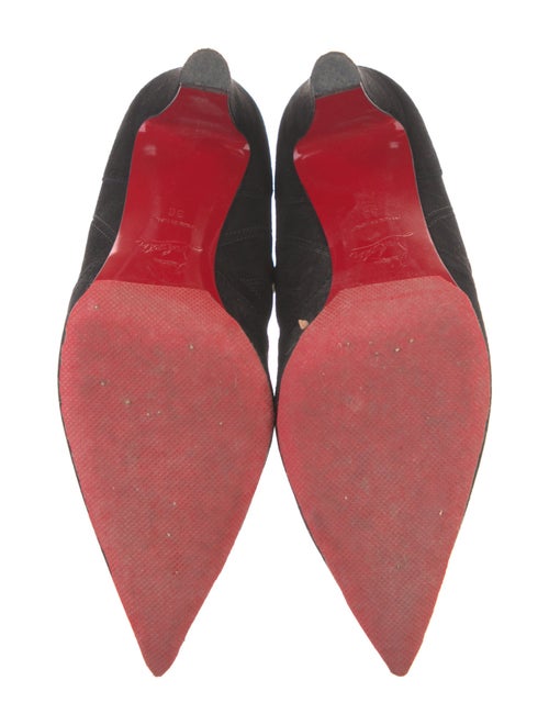 Christian Louboutin Spike Accents Suede Western Boots