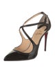 Christian Louboutin Patent Leather Leather Trim Embellishment Pumps