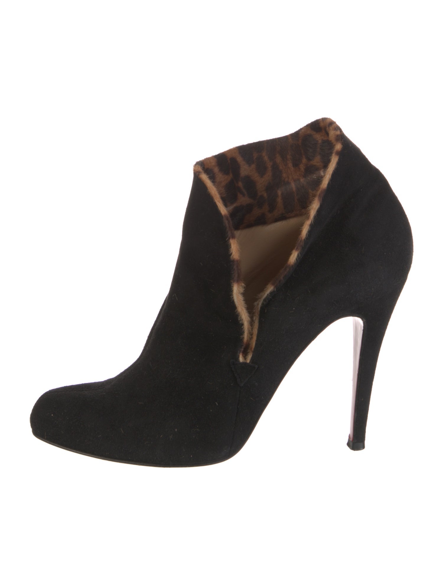 Christian Louboutin Suede D'Orsay Pumps